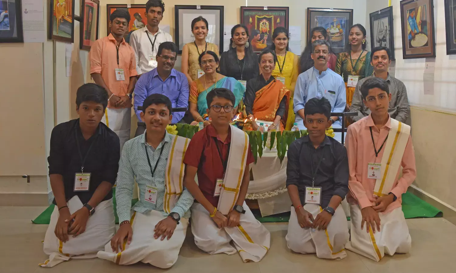 ಸಂಸ್ಕಾರ -ನಂಬಿಕೆ-ಆಚರಣೆಗಳ ಬಣ್ಣ ಸಮ್ಮಿಲನ ಚಿತ್ರಕಲಾ ಪ್ರದರ್ಶನ ಉದ್ಘಾಟನೆ