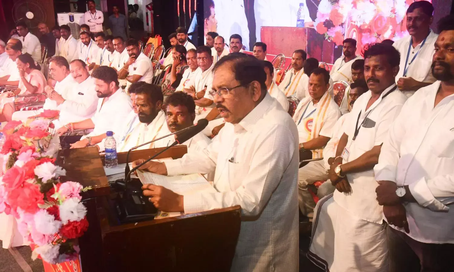 ಆದಿದ್ರಾವಿಡ ಸಮುದಾಯದ ಬೇಡಿಕೆ ಈಡೇರಿಕೆಗೆ ಪ್ರಯತ್ನ: ಗೃಹ ಸಚಿವ ಡಾ. ಪರಮೇಶ್ವರ್