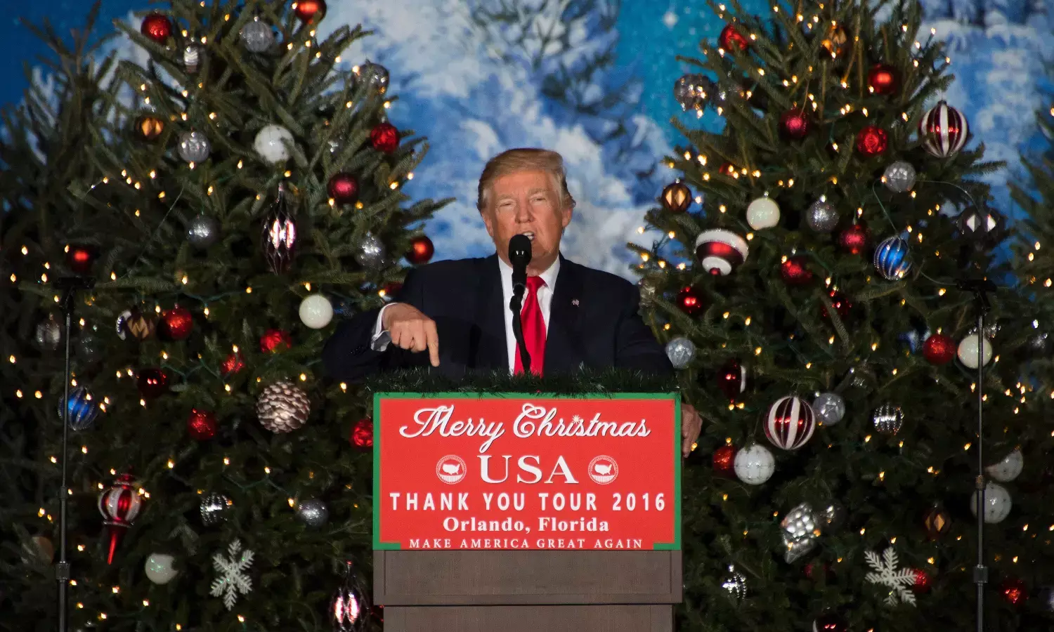 ಟ್ರಂಪ್ ವಿಶಿಷ್ಟ ರೀತಿಯಲ್ಲಿ ಕ್ರಿಸ್ಮಸ್ ಶುಭಾಶಯ