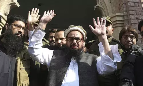 ಮುಂಬೈ ದಾಳಿಯ ಸೂತ್ರಧಾರ ಹಫೀಝ್ ಸಯೀದ್ ಹಸ್ತಾಂತರಕ್ಕೆ ಭಾರತ ಆಗ್ರಹ