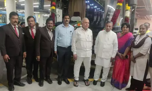 ಕೆಎಸ್ಸಾರ್ಟಿಸಿಯ ಫ್ಲೈಬಸ್ ಸೇವೆಗೆ ಚಾಲನೆ ನೀಡಿದ ಸಚಿವ ರಾಮಲಿಂಗಾರೆಡ್ಡಿ