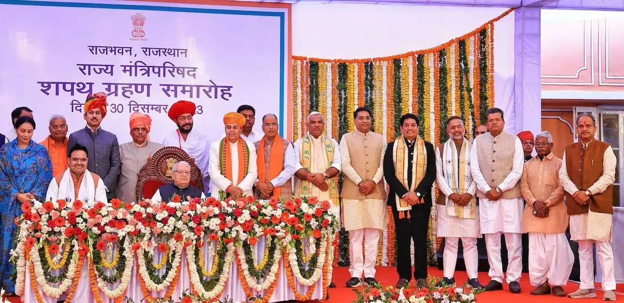 ರಾಜಸ್ಥಾನ ಸಂಪುಟ ವಿಸ್ತರಣೆ; 22 ಸಚಿವರ ಪ್ರಮಾಣವಚನ ಸ್ವೀಕಾರ