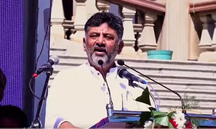 ತಿಹಾರ್ ಜೈಲಿನಲ್ಲಿ ಕೊಟ್ಟಮಾತಿನಂತೆ ಸ್ವತಂತ್ರವಾಗಿ ಅಧಿಕಾರಕ್ಕೆ ಬಂದಿದ್ದೇವೆ: ಡಿಸಿಎಂ ಡಿ.ಕೆ.ಶಿವಕುಮಾರ್