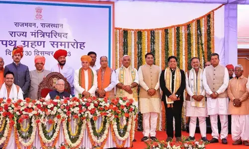ರಾಜಸ್ಥಾನ ಸಂಪುಟ ವಿಸ್ತರಣೆ; 22 ಸಚಿವರ ಪ್ರಮಾಣವಚನ ಸ್ವೀಕಾರ