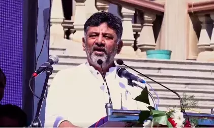 ತಿಹಾರ್ ಜೈಲಿನಲ್ಲಿ ಕೊಟ್ಟಮಾತಿನಂತೆ ಸ್ವತಂತ್ರವಾಗಿ ಅಧಿಕಾರಕ್ಕೆ ಬಂದಿದ್ದೇವೆ: ಡಿಸಿಎಂ ಡಿ.ಕೆ.ಶಿವಕುಮಾರ್