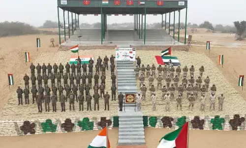 ರಾಜಸ್ಥಾನದ ಮಹಾಜನ್ ನಲ್ಲಿ ಭಾರತ-ಯುಎಇ ಜಂಟಿ ಸಮರಾಭ್ಯಾಸಕ್ಕೆ ಚಾಲನೆ