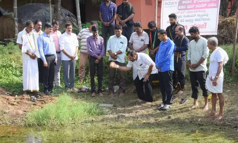 ಬೆಳಪು ಗ್ರಾಪಂ ವ್ಯಾಪ್ತಿಯಲ್ಲಿ ಅದಾನಿ ಸಂಸ್ಥೆಯ ಕಾಮಗಾರಿಗೆ ಚಾಲನೆ