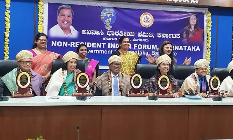 ಕರ್ನಾಟಕ ಅನಿವಾಸಿ ಭಾರತೀಯ ಸಮಿತಿಯಿಂದ ಅಮೆರಿಕ ಮೂಲದ ಕನ್ನಡಿಗ ವೈದ್ಯರಿಗೆ ಸನ್ಮಾನ
