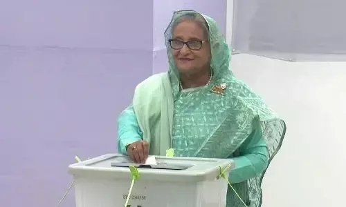 ಬಾಂಗ್ಲಾದೇಶ ಸಾರ್ವತ್ರಿಕ ಚುನಾವಣೆ: ಮರಳಿ ಪ್ರಧಾನಿಯಾಗಿ ಆಯ್ಕೆಯಾಗುವತ್ತ ಶೇಖ್ ಹಸೀನಾ