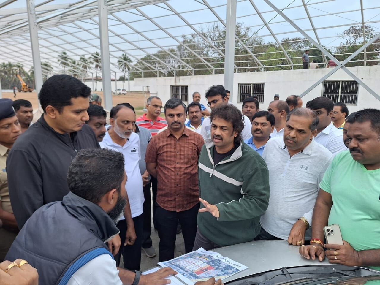 ಶಿವಮೊಗ್ಗ: ಫ್ರೀಡಂ ಪಾರ್ಕ್‌ಗೆ ಸಚಿವ ಮಧು ಬಂಗಾರಪ್ಪ ಭೇಟಿ, ಪರಿಶೀಲನೆ