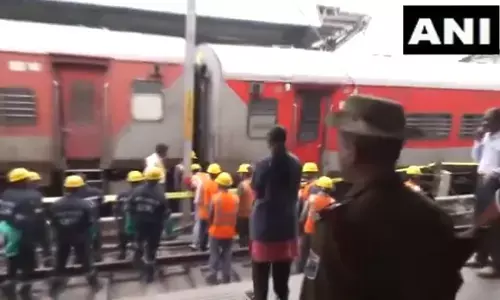 ಹೈದರಾಬಾದ್: ಹಳಿ ತಪ್ಪಿದ ಚಾರ್ ಮಿನಾರ್ ಎಕ್ಸ್ ಪ್ರೆಸ್‌ ರೈಲು; ಐವರಿಗೆ ಗಾಯ