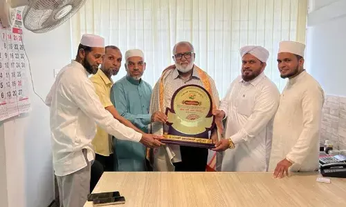ಉಳ್ಳಾಲ: ಎಸ್ ಎಮ್ ರಶೀದ್ ಹಾಜಿಗೆ ಸನ್ಮಾನ