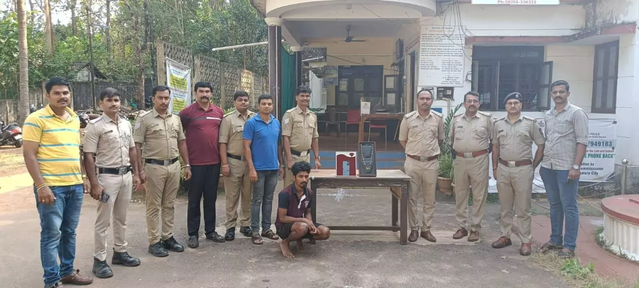 ಮೂಡುಬಿದಿರೆ: ಕಳವು ಪ್ರಕರಣ; ಆರೋಪಿ ಸೆರೆ ಮೂಡುಬಿದಿರೆ: ಕಳವು ಪ್ರಕರಣ; ಆರೋಪಿ ಸೆರೆ