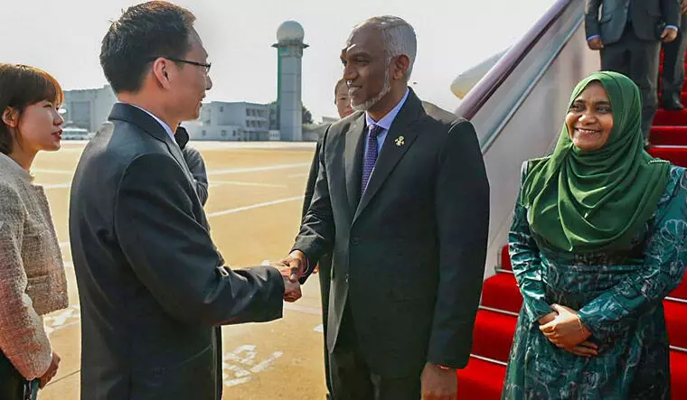 ಬೆದರಿಕೆಗಳಿಗೆ ಬಗ್ಗಲ್ಲ: ಮಾಲ್ದೀವ್ಸ್ ಅಧ್ಯಕ್ಷ ಮುಹಮ್ಮದ್ ಮುಯಿಝ್ಝ ಹೇಳಿಕೆ ಬೆದರಿಕೆಗಳಿಗೆ ಬಗ್ಗಲ್ಲ: ಮಾಲ್ದೀವ್ಸ್ ಅಧ್ಯಕ್ಷ ಮುಹಮ್ಮದ್ ಮುಯಿಝ್ಝ ಹೇಳಿಕೆ