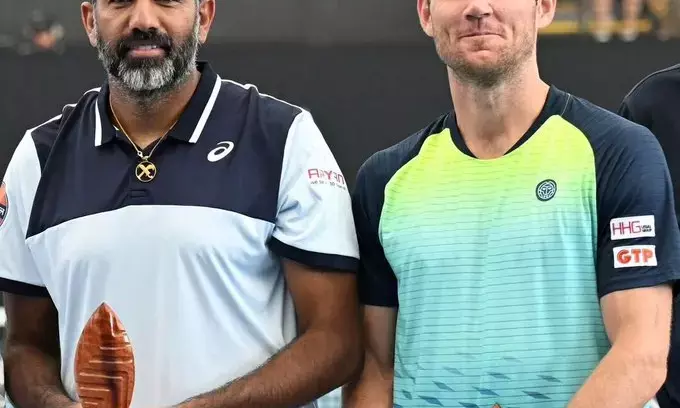 ಅಡಿಲೇಡ್ ಇಂಟರ್ನ್ಯಾಶನಲ್ ಟೆನಿಸ್ ಟೂರ್ನಿ ; ರೋಹನ್ ಬೋಪಣ್ಣ-ಮ್ಯಾಥ್ಯೂ ಎಬ್ಡೆನ್ ಫೈನಲ್ ಗೆ