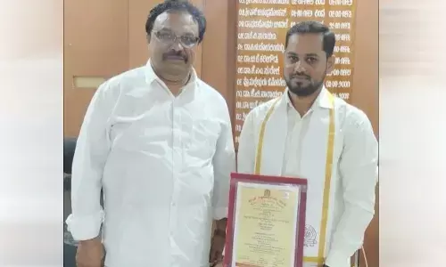 ಚಳ್ಳಕೆರೆ: ಜಗದೀಶ್ ಜಿ.ವಿ ಅವರಿಗೆ ಡಾಕ್ಟರೇಟ್‌ ಪದವಿ