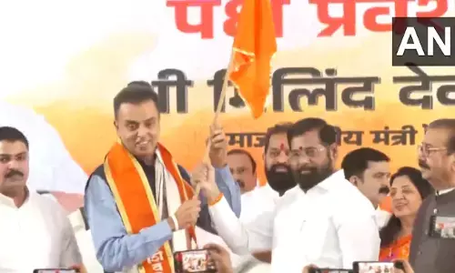 ಕಾಂಗ್ರೆಸ್ ತೊರೆದು ಏಕನಾಥ್ ಶಿಂದೆ ನೇತೃತ್ವದ ಶಿವಸೇನೆ ಸೇರಿದ ಮಿಲಿಂದ್ ದಿಯೋರಾ