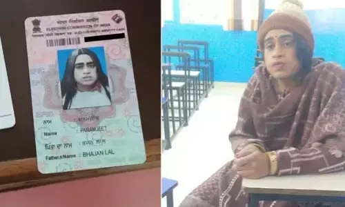 ಪ್ರಿಯತಮೆಯ ವೇಷದಲ್ಲಿ ಪರೀಕ್ಷೆ ಬರೆಯಲು ಬಂದು ಸಿಕ್ಕಿ ಬಿದ್ದ ಯುವಕ