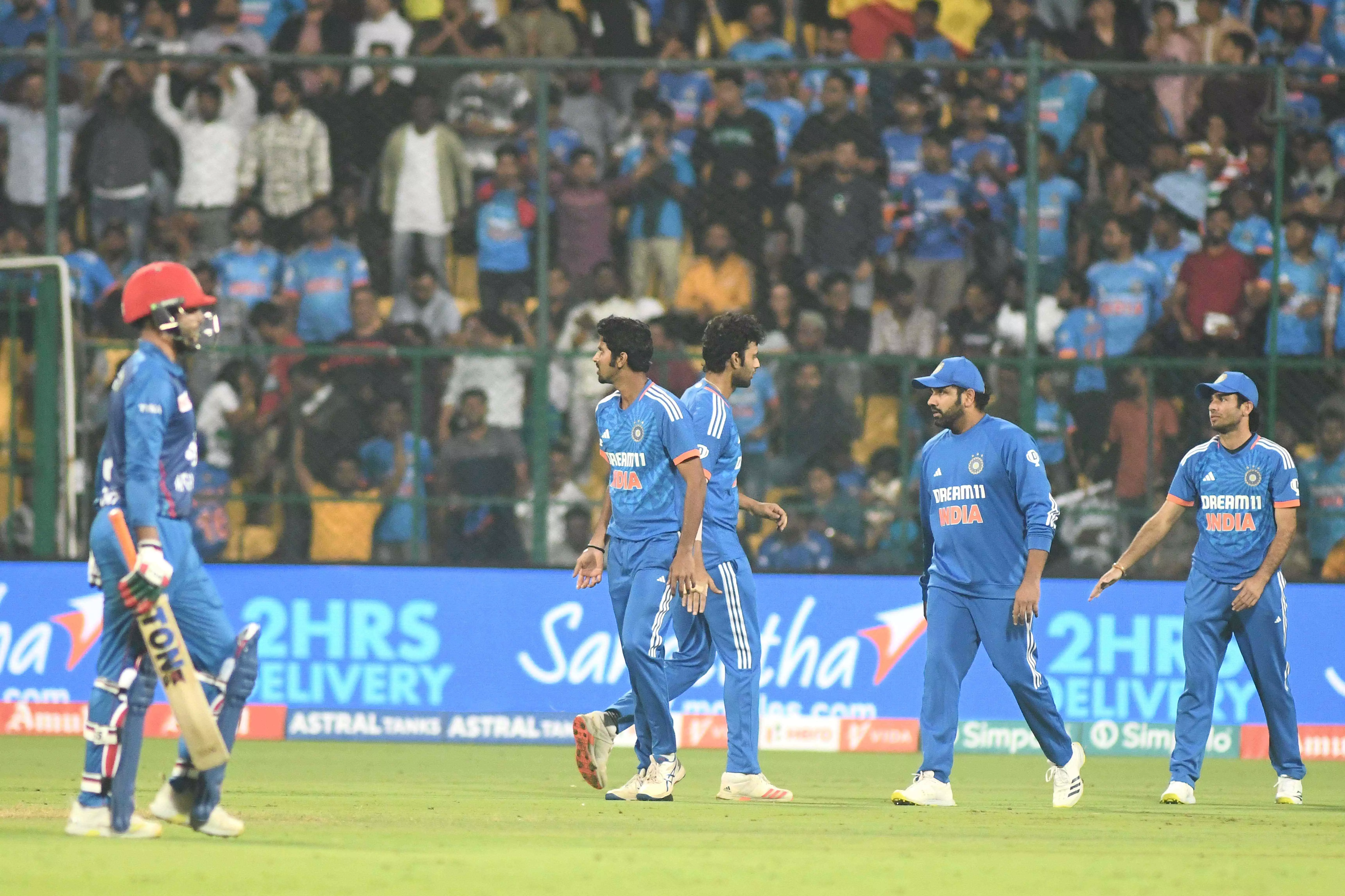 PHOTOS| ಭಾರತ ಮತ್ತು ಅಫ್ಘಾನಿಸ್ತಾನ ನಡುವಿನ ಟಿ20 ಪಂದ್ಯ