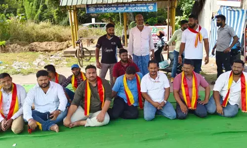 ಉಡುಪಿ: ಹಿಟ್ ಆ್ಯಂಡ್ ರನ್ ಹೊಸ ನಿಯಮ ವಿರೋಧಿಸಿ ಪ್ರತಿಭಟನೆ