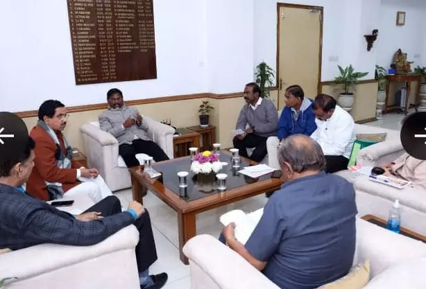 ಕೋಲಿ ಗಂಗಾಮತ ಸಮಾಜದ ಅಭಿವೃದ್ಧಿಗೆ ಚರ್ಚೆ: ಸಚಿವ ಪ್ರಹ್ಲಾದ ಜೋಶಿ