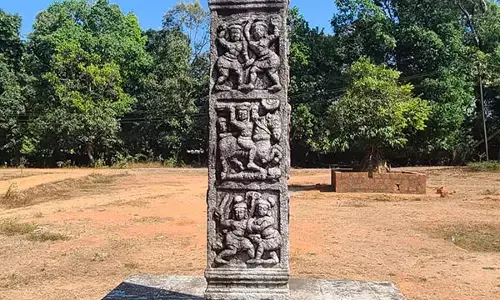 ಉಡುಪಿ: ಉಳ್ತೂರು-ಚಿತ್ತೇರಿಯಲ್ಲಿ ವಿರಳಾತಿವಿರಳ ವೀರಸ್ಥಂಭ ಪತ್ತೆ