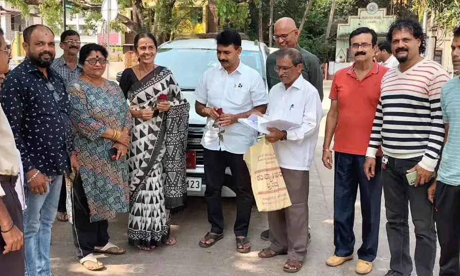 ಗುಜ್ಜರಕೆರೆಗೆ ಮೇಯರ್ ಭೇಟಿ: ಮನವಿ ಸಲ್ಲಿಕೆ