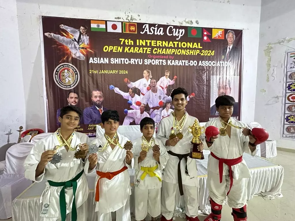 ಅಂತಾರಾಷ್ಟ್ರೀಯ ಮಟ್ಟದ ಕರಾಟೆ ಚಾಂಪಿಯನ್ ಶಿಪ್: ಶೋರಿನ್ ರಿಯೂ ಕರಾಟೆ ಅಸೋಸಿಯೇಶನ್ ಗೆ ಹಲವು ಪದಕ
