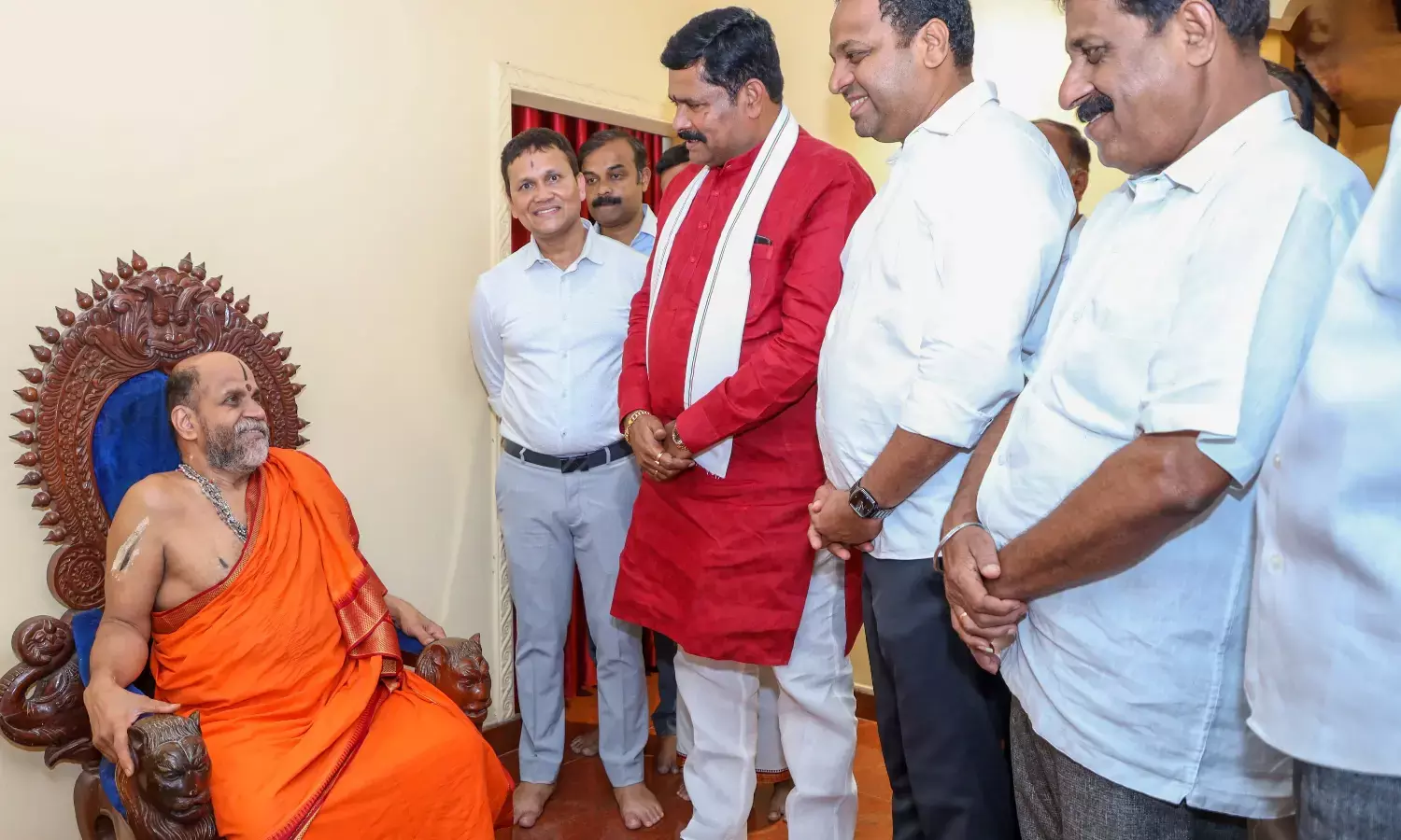 ಸಚಿವ ಶಿವರಾಜ್ ತಂಗಡಗಿ ಉಡುಪಿ ಶ್ರೀಕೃಷ್ಣ ಮಠಕ್ಕೆ ಭೇಟಿ