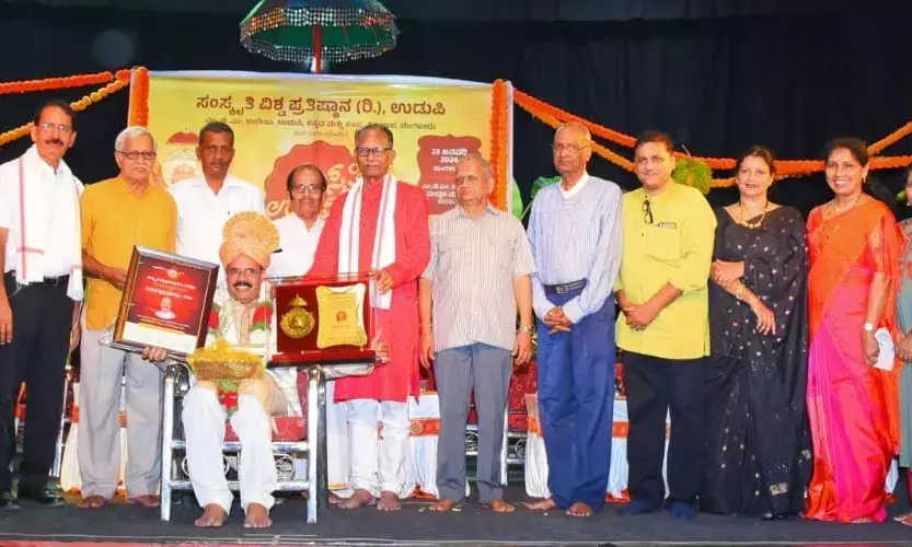 ವಿಶ್ವ ಸಂಸ್ಕೃತಿ ಪ್ರತಿಷ್ಠಾನದ ಸಂಸ್ಕೃತಿ ಉತ್ಸವಕ್ಕೆ ಚಾಲನೆ: ಕಾಸರಗೋಡು ಚಿನ್ನಗೆ ಶಾರದಾ ಕೃಷ್ಣ ಪುರಸ್ಕಾರ ಪ್ರದಾನ