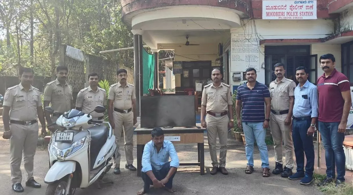 ಮೂಡುಬಿದಿರೆ: ಹೇರ್ ಕಟ್ಟಿಂಗ್ ಶಾಪ್‌ನಲ್ಲಿ ಕಳವು ಪ್ರಕರಣ; ಆರೋಪಿ ಸೆರೆ