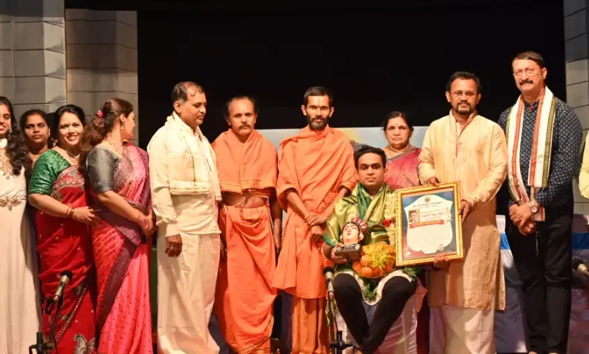 ರಕ್ಷಿತ್ ಪಡ್ರೆಗೆ ಕುಂದೇಶ್ವರ ಸಮ್ಮಾನ್ ಪ್ರಶಸ್ತಿ ಪ್ರದಾನ