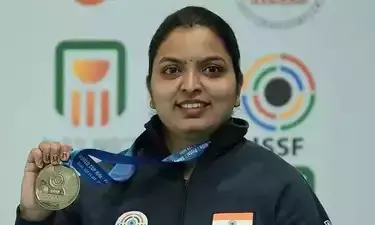 ಐಎಸ್‌ಎಸ್‌ಎಫ್ ವಿಶ್ವಕಪ್: ಮಹಿಳೆಯರ 10 ಮೀಟರ್ ಏರ್ ಪಿಸ್ತೂಲ್ ನಲ್ಲಿ ಅನುರಾಧಾ ದೇವಿಗೆ ಬೆಳ್ಳಿ