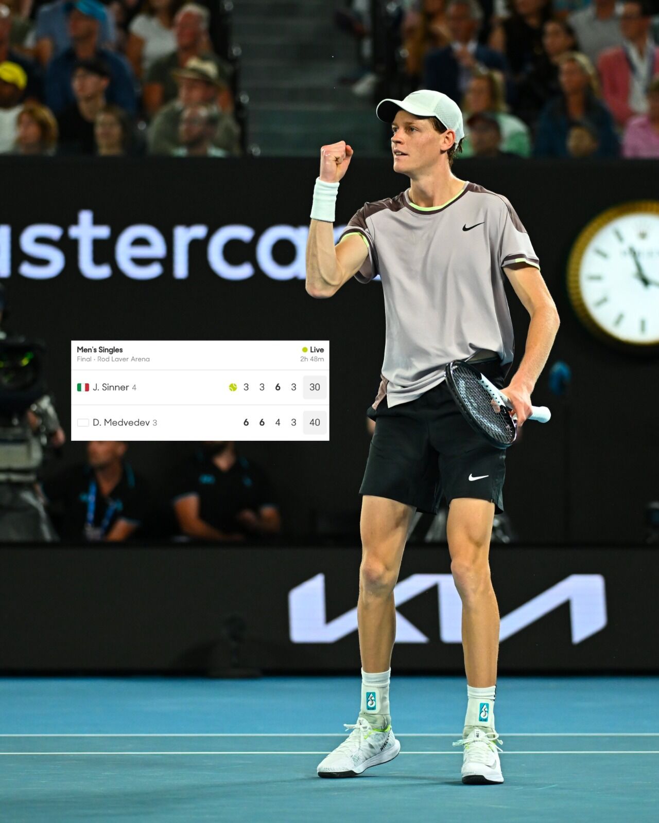 ಆಸ್ಟ್ರೇಲಿಯನ್ ಓಪನ್‌ : ಪುರುಷರ ಸಿಂಗಲ್ಸ್ ನಲ್ಲಿ ಮೊದಲ ಗ್ರ್ಯಾನ್‌ಸ್ಲಾಮ್ ಪ್ರಶಸ್ತಿ ಗೆದ್ದ ಜನ್ನಿಕ್ ಸಿನ್ನರ್