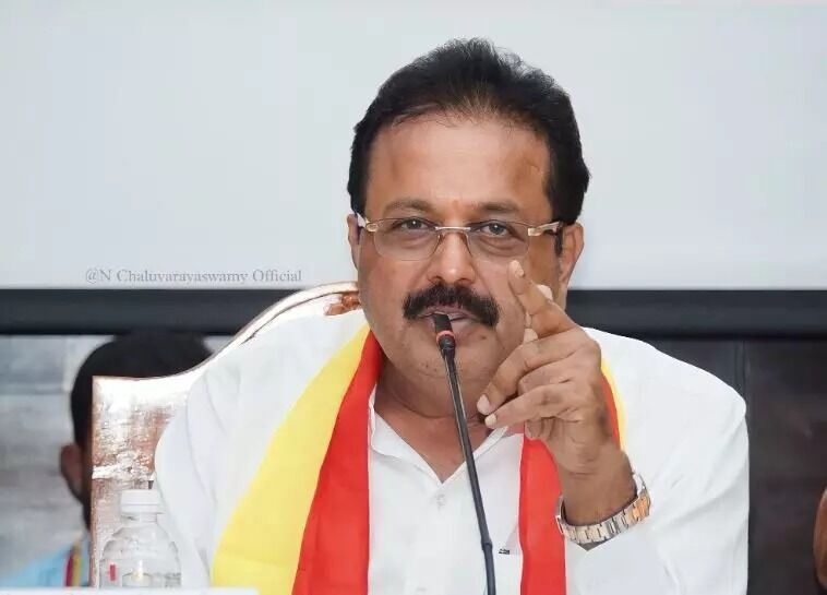 ಮಂಡ್ಯ: ಗ್ರಾಮ ಪಂಚಾಯತಿ ವ್ಯಾಪ್ತಿಯಲ್ಲಿ ರಾಷ್ಟ್ರೀಯ ಧ್ವಜ ಹಾರಿಸಲಷ್ಟೇ ಅವಕಾಶ: ಸಚಿವ ಎನ್. ಚಲುವರಾಯ ಸ್ವಾಮಿ