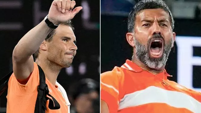 ರೋಹನ್ ಬೋಪಣ್ಣರನ್ನು ಅಭಿನಂದಿಸಿದ ರಫೇಲ್ ನಡಾಲ್