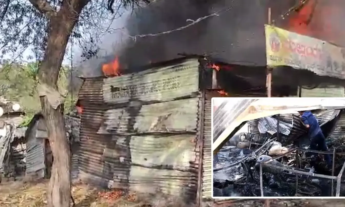 ಕಲಬುರಗಿ: ಆಟೋಮೊಬೈಲ್‌ ಸರ್ವೀಸ್‌ ಸೆಂಟರ್‌ ನಲ್ಲಿ ಬೆಂಕಿ ಆಕಸ್ಮಿಕ: 10 ಬೈಕ್‌ಗಳು ಸುಟ್ಟು ಭಸ್ಮ