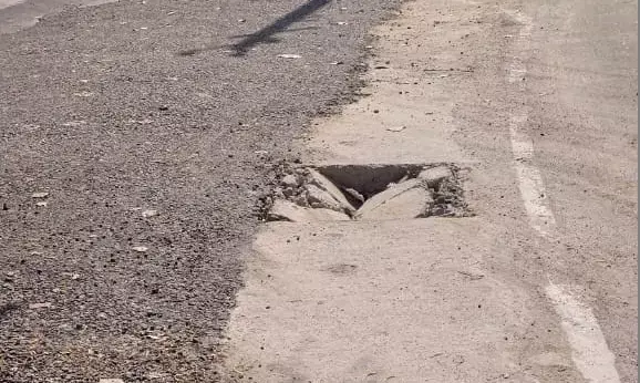 ಕಿನ್ನಿಮುಲ್ಕಿಯ ಮರಣ ಗುಂಡಿ ಮುಚ್ಚುವಂತೆ ಆಗ್ರಹ