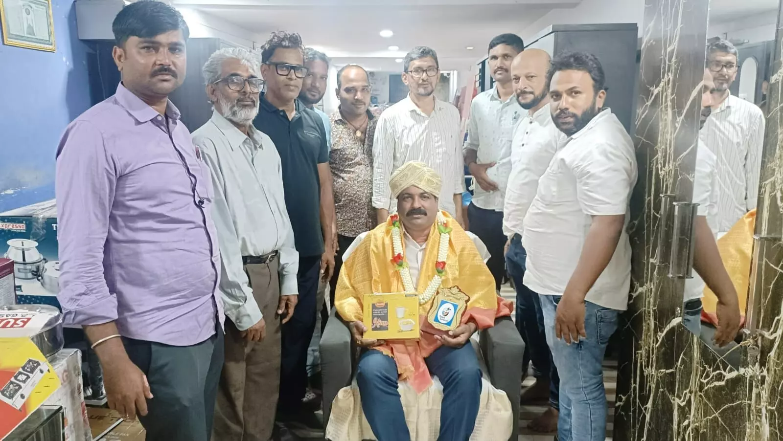 ಬಜ್ಪೆ: ರಾಷ್ಟ್ರಪತಿ ಸೇವಾ ಪದಕ ವಿಜೇತ ರಾಮ ಪೂಜಾರಿಗೆ ಸನ್ಮಾನ