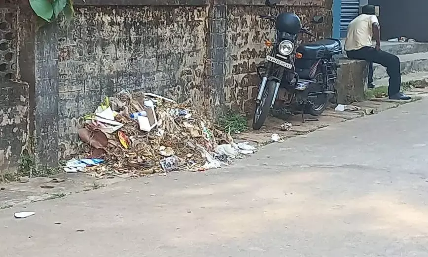 ಮಠದಬೆಟ್ಟು ಪರಿಸರದಲ್ಲಿ ಕಸದ ರಾಶಿ: ಸೂಕ್ತ ಕ್ರಮಕ್ಕೆ ಆಗ್ರಹ