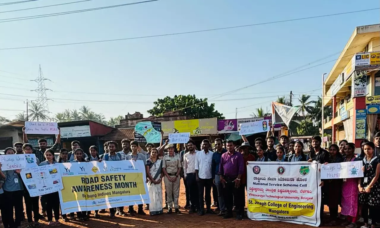 ವಾಮಂಜೂರು: ರಸ್ತೆ ಸುರಕ್ಷತೆ ಜಾಗೃತಿ ಕಾರ್ಯಕ್ರಮ