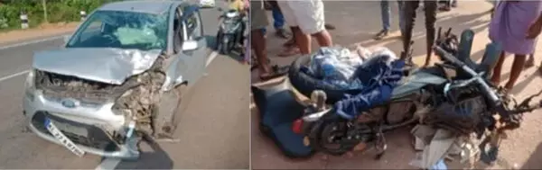 ಬಂಟ್ವಾಳ : ಕಾರು ಢಿಕ್ಕಿ; ಬೈಕ್ ಸವಾರ ಮೃತ್ಯು