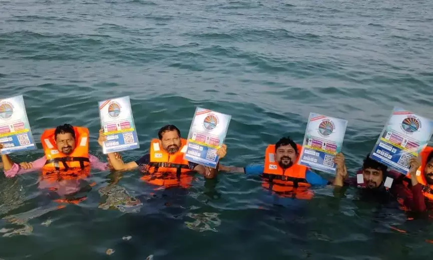 ಎಕ್ಸ್‌ಪ್ಲೋರ್ ಬೈಂದೂರು ಕಾರ್ಯಕ್ರಮಕ್ಕೆ ಸಮುದ್ರದ ಮಧ್ಯೆ ಚಾಲನೆ