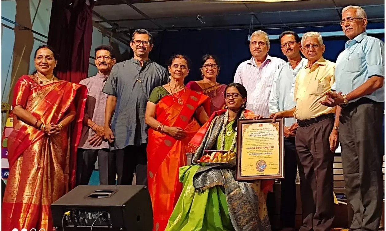 ದಿವ್ಯಶ್ರೀ ಭಟ್‌ಗೆ ‘ರಾಗ ಧನ ಪಲ್ಲವಿ ಪ್ರಶಸ್ತಿ’ ಪ್ರದಾನ