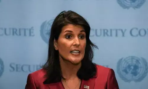 ಬೆದರಿಕೆ ಕರೆ: ಭದ್ರತೆ ಕೋರಿ ನಿಕ್ಕಿ ಹ್ಯಾಲೆ ಅರ್ಜಿ