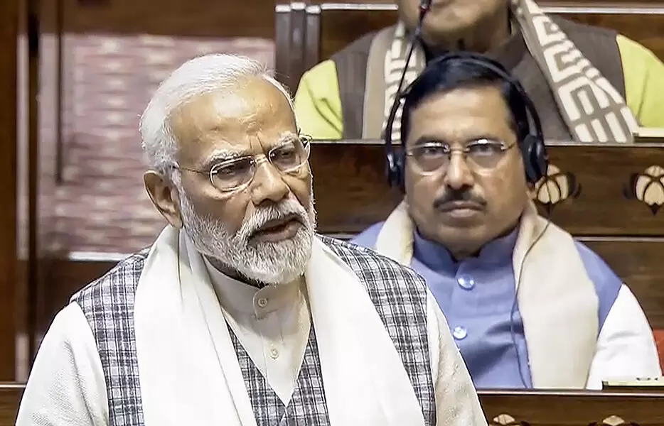 ದೇಶವನ್ನು ಒಡೆಯಲು ಕಾಂಗ್ರೆಸ್ ಉತ್ತರ-ದಕ್ಷಿಣ ವಿಭಜನೆಯನ್ನು ಸೃಷ್ಟಿಸುತ್ತಿದೆ: ಪ್ರಧಾನಿ ಮೋದಿ