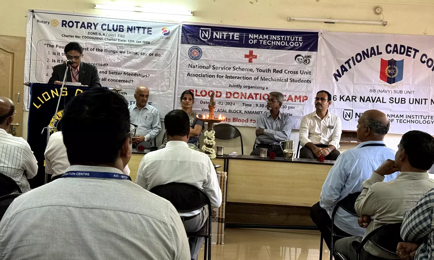 ನಿಟ್ಟೆ ತಾಂತ್ರಿಕ ಮಹಾವಿದ್ಯಾಲಯದಲ್ಲಿ ರಕ್ತದಾನ ಶಿಬಿರ