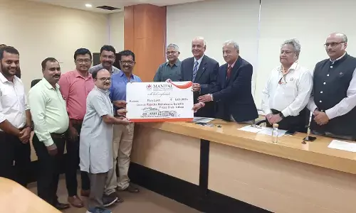 ಉಡುಪಿ: ಪತ್ರಕರ್ತರ ಕ್ಷೇಮಾಭಿವೃದ್ಧಿ ನಿಧಿಗೆ ಮಾಹೆಯಿಂದ 5ಲಕ್ಷ ರೂ. ದೇಣಿಗೆ ಹಸ್ತಾಂತರ