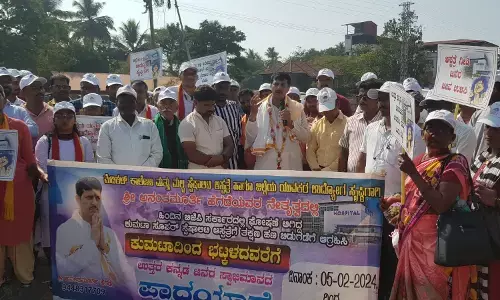 ಉ.ಕ. ಜಿಲ್ಲೆಯಲ್ಲಿ ಸೂಪರ್ ಸ್ಪೆಷಾಲಿಟಿ ಆಸ್ಪತ್ರೆಗೆ ಆಗ್ರಹಿಸಿ ಪಾದಯಾತ್ರೆ