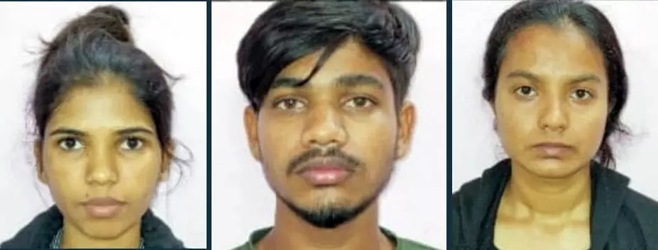 ಪುತ್ತೂರು | ಉದ್ಯೋಗ ನೀಡುವುದಾಗಿ ವಂಚನೆ: ಇಬ್ಬರು ಯುವತಿಯರ ಸಹಿತ ಮೂವರ ಬಂಧನ ಪುತ್ತೂರು | ಉದ್ಯೋಗ ನೀಡುವುದಾಗಿ ವಂಚನೆ: ಇಬ್ಬರು ಯುವತಿಯರ ಸಹಿತ ಮೂವರ ಬಂಧನ